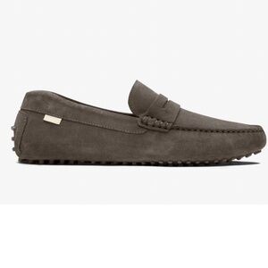 Oliver Cabell Suede Driver Loafer in Slate-Size UK43/US10